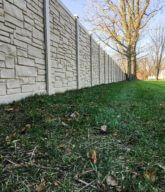 Photo of a realistic stone SimTek fence.