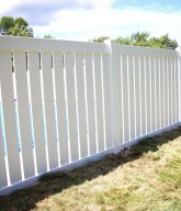 Photo of a residential semi-private fence.