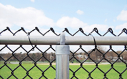 Photo of Commercial & Residential Chainlink Fence Installation in Champaign-Urbana, IL