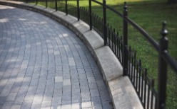 An ornamental metal fence installed by Fence Companies in Peoria IL